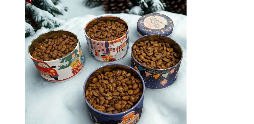 Świąteczny Zestaw Puszek z Kawą Xmas