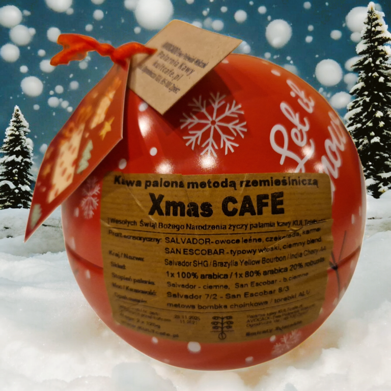 Kawowa Bombka Świąteczna Xmas