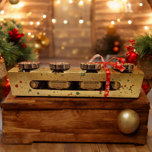 Świąteczny Zestaw Kawowy Xmas w słoiczkach szklanych