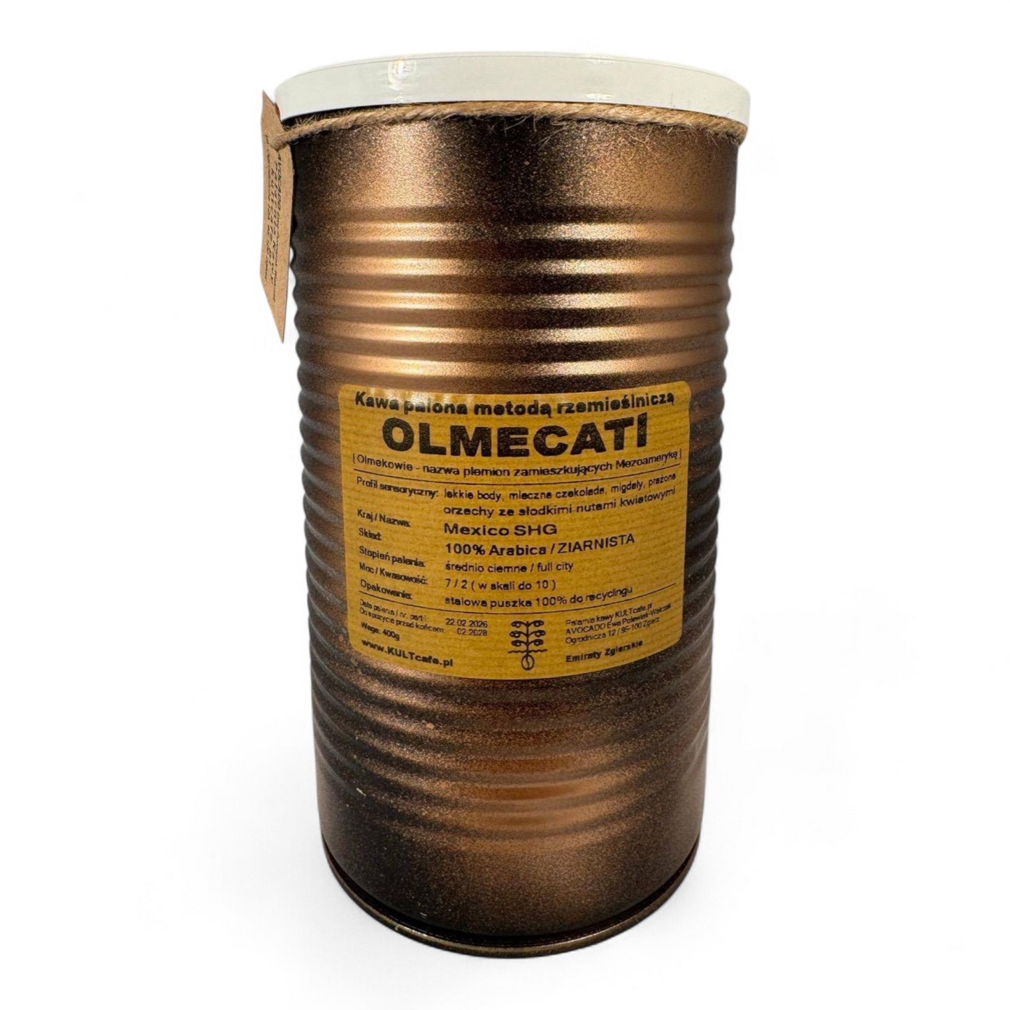 Kawa ziarnista OLMECATI - Meksyk