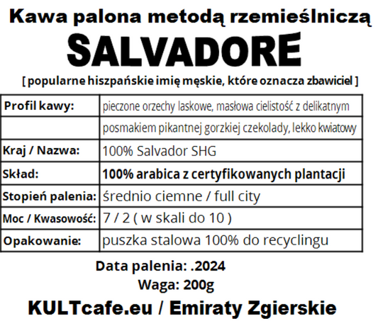 Kawa ziarnista Salvadore