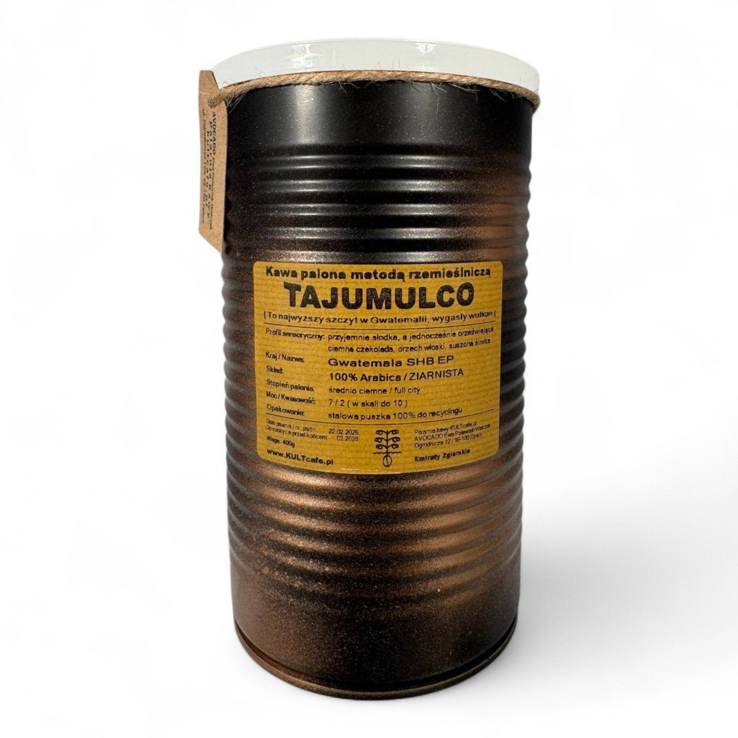 Kawa ziarnista TAJUMULCO - Gwatemala